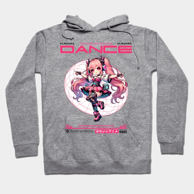 kawaii princess dance anime girls Hoodie by Dracoola